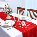 12 Pack Red Cheesecloth Table Runner 10Ft 23 x 120 Inch - Image 5