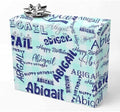 AOFUN Personalized Name Text Wrapping Paper Unique Wrapping Paper Customized Wrapping Paper Personalized Name Text Wrapping Paper 5 Rolls 58" x 23" by Unknown