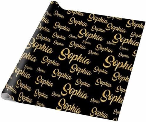 AOFUN Custom Gift Tissue Paper Valentine Gift Wrapping Paper Custom Gift Tissue Paper Christmas Gift Wrapping Personalized Name Gift 3 Rolls 58" x 23" - Image 5