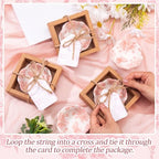 Teenyyou 50 Sets Wedding Favors for Guests Small Ceramic Bowl Bulk Gift Set - Image 3