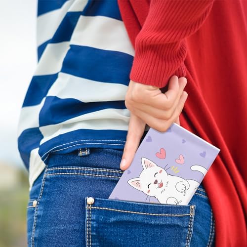 PerKoop 100 Pack Pocket Tissues Travel Slim Packs Small Facial Tissues Wallet Size Toilet Paper for Travel Guest Wedding Supplies, 4 Styles(Cat) - Image 5