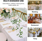 sancua 6 Pack White Table Cloth 90x156 Inch for 8 Feet Rectangle Tables - Image 4