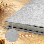 Large Photo Album Self Adhesive Scrapbook Album for 4x6 5x7 8x10 Pictures DIY Photo Book for Wedding, Anniversary, Christmas, Baby Shower, Ideal for Preserving Precious Moments - Image 4