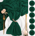50 Pack Emerald Green Napkins 20x20Inch Cheesecloth Napkins by Lumaycens