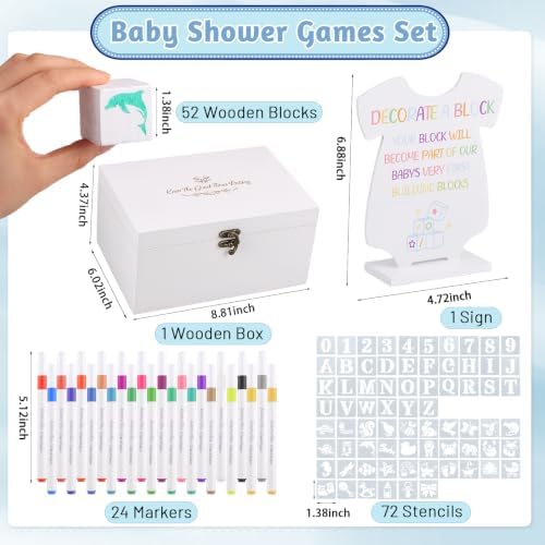 150Pcs Baby Shower Games Kit - Image 2