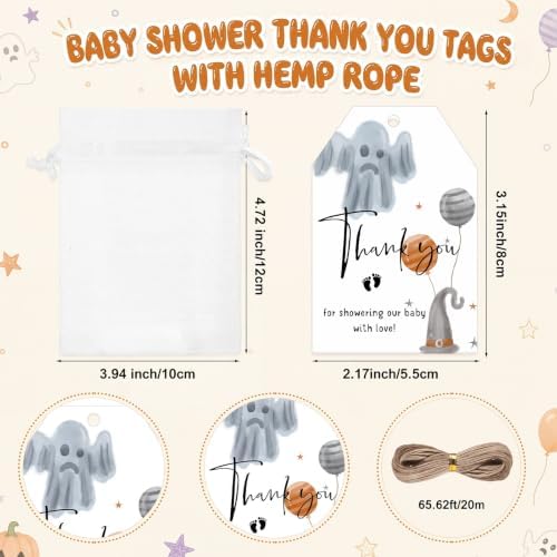 Vesici 25 Set/150Pcs Halloween Baby Shower Party Favors, It's A Boy - Image 4