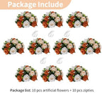 NUPTIO Terracotta Flower Ball Centerpieces: Floral Arrangements for Fall - Image 7
