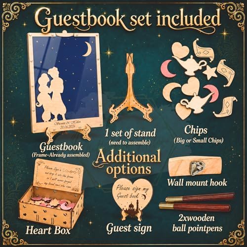Wedding Guest Book Alternative Drop Box, Celestial Starry Night Moon Frame - Image 7