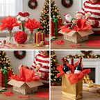 500 Sheets Red Tissue Paper Bulk 20 x 30 Inch for Christmas Gift Bags - Image 5