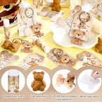288 Pcs Baby Shower Favors Set for Guests,Brown,Bear - Image 3