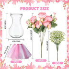 54 Pcs Baby Shower Table Decorations Girl Mini Tutu Skirt for Centerpieces - Image 2