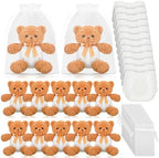 Seenelling 12 Sets Bear Diaper Changing Baby Shower Game Kit, Brown by QianRuu