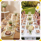 SiliFine 24 Pcs Daisy Party Favors for Guests Small Ceramic Bowl Bulk Gifts Set 3.3 Inch Floral Design Mini Dipping Sauce Dish with Card Box for Bridal Pooja Baby Shower Birthday Guest Gift - Image 6