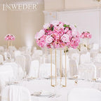 Pink Flowers Balls for Centerpieces: 15.7in Diam, 10 Pcs - Image 2