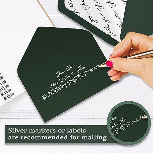 Goefun 144 Pack Thank You Cards with Envelopes Bulk Pack 4×6 Green - Image 5