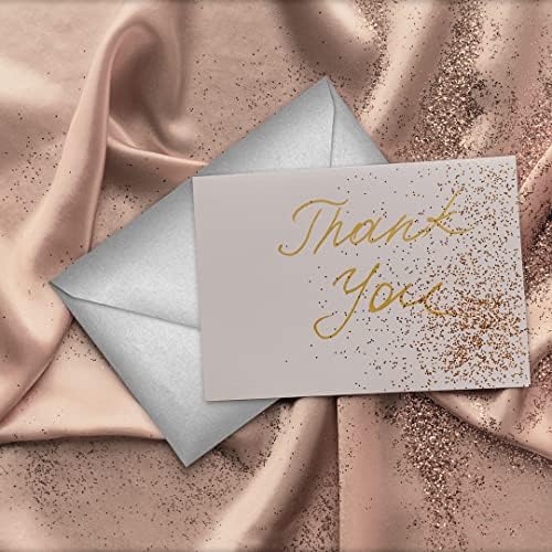 Darling Souvenir A2 Metallic-Silver Invitation Envelopes (4 3/8 x 5 3/4) Euro V-Flap 80 LBS Ideal for Weddings, Birthday, Invitations, Baby Shower,Bridal Shower -Packs & Colours Available - Image 4