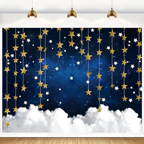 Star Backdrop Twinkle Little Stars Backdrop Starry Night Background 8x6FT - Image 4