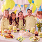 Maxdot 100 Pcs Salted Butter Party Plates Tableware Set, Disposable - Image 5