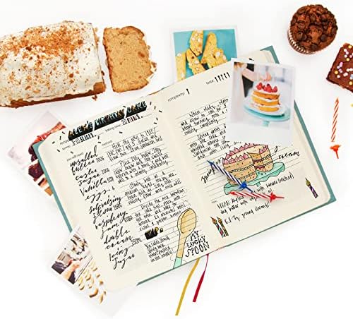 Suck UK Baking Journal - Hardcover Blank Recipe Notebook - Create Your Own Cookbook & Food Diary - Ideal Baking Gift for Moms, Dads, Recipe Collectors & Star Bakers to Preserve Personal Family Treats - Image 3