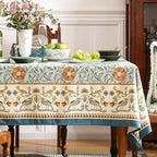 patdrea Vintage French Farmhouse Tablecloth,Rectangular,94"x63" - Image 2