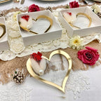 Wedding Favor Guest Bulk Magnet Gold Heart, Sets of Party Favors, Gold Heart Acrylic Bridal Shower Favors, Party Favor for Attendee (Silver Heart Magnet, Set of 40) - Image 7