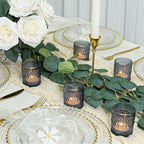 SUPMIND 24pcs Dark Blue Glass Votive Candle Holders Bulk for Wedding - Image 5