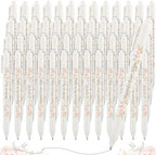 Fulmoon 75 Pcs Bridal Shower Pens Bulk Wedding Pens Favors Bachelorette Engagement Party Gifts Baby Shower Pen Prizes Souvenirs Bag Supplies for Guest Game Office School (Elegant Color,Boho) by Fulmoon