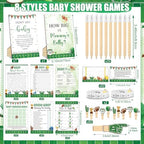 Funnymoom 426 Pcs Football Baby Shower Games, 8 Games Bingo Advice Cards - Image 3