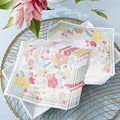 Kate Aspen Decorative Paper Napkins - Set of 120-6.5 Inch Durable Disposable Serveware, Easy Cleanup for Birthday, Wedding, Bridal Shower, Baby Shower, Anniversary Party (Bulk) - Garden Blooms by KateAspen