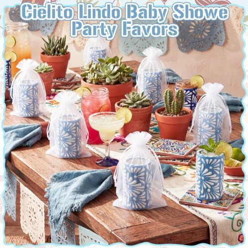 Cielito Lindo Party Favors, 24 Set, Blue, Handleless - Image 5