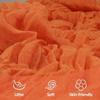 12 Pack 35 x 120 Inch Orange Table Runner Cheesecloth 10Ft - Image 5