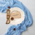 10Pcs Light Blue Cheesecloth Table Runner 120 Inches for Party Home Decor - Image 5