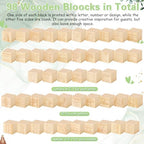 Marsui 136 Pcs Baby Shower Blocks to Decorate Game Kit, Land Animal - Image 4
