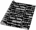 AOFUN Custom Name Text Wrapping Paper For Him Mens Wrapping Paper Christmas Wrapping Paper Thick Wrapping Paper Birthday First Birthday Wrapping Paper Boy 5 Rolls 58" x 23" - Image 5