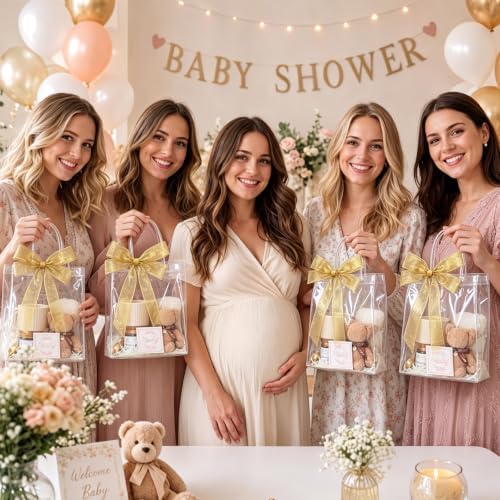 6 Sets Baby Shower Game Prizes - Mugs Spoons Towels Candle Gift Cards Placemats Tote Bags Party Favors for Bridal Baby Shower Guests Games Winners Thank You Gifts - Image 5