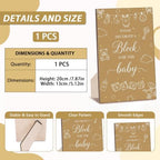Decorate Game Sign Kit, Brown Baby Shower, 150 Pack - Image 4