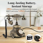 Retro Audio Guest Book Wedding Phone, FESTRING Audio Guestbook, Bronze - Image 4