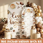 Serencatcher 7.2ft 6ft Love Brewing Arch Backdrop Covers Set of 2 - Image 6