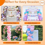 Balloon Column Stand Set of 4, Adjustable Balloon Tower Pillar Kit for Wedding Decorations, Reusable Metal Balloon Stand with Floor Base for Party and Graduation Events - Image 7