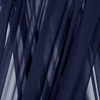 Sheer Gauze Wedding Arch Draping Fabric 29" x 20 FT 4 Panels Navy Blue - Image 5