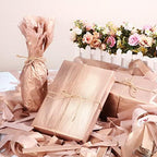 Fuutreo 300 Sheet Kraft Tissue Paper Bulk 14x20'' Wrapping, Rose Gold - Image 5