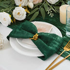 50 Pack Cheesecloth Napkins 20"x20" Emerald Green Gauze Boho Napkins - Image 5