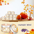 MTLEE 24 Pcs Fall Baby Shower Candle Favor Thanksgiving Little Pumpkin - Image 6
