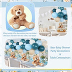 Bear Baby Shower Decorations, 185 Balloon Kit,Blue,White - Image 6