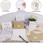 600 PCS Floral Thank You Cards with Envelopes and Stickers, 4 x 6 Inch - Image 4
