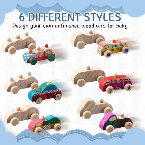 WinnerWhy Baby Shower Games Decorate a Car Craft Kit, Blue Bear - Image 3