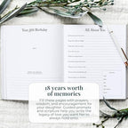 Duncan & Stone Dear Daughter Journal, Mom Memory Book, Gray, 230pg - Image 3