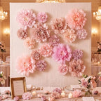 Cholemy 24 Pcs Tissue Paper Flowers by Cholemy