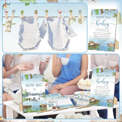 Funnymoom 426 Pcs Fishing Baby Shower Games Set, 8 Activities - Image 5