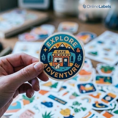 OnlineLabels 8.5" x 11" Sticker Paper - Waterproof Matte - Inkjet Only - Image 6